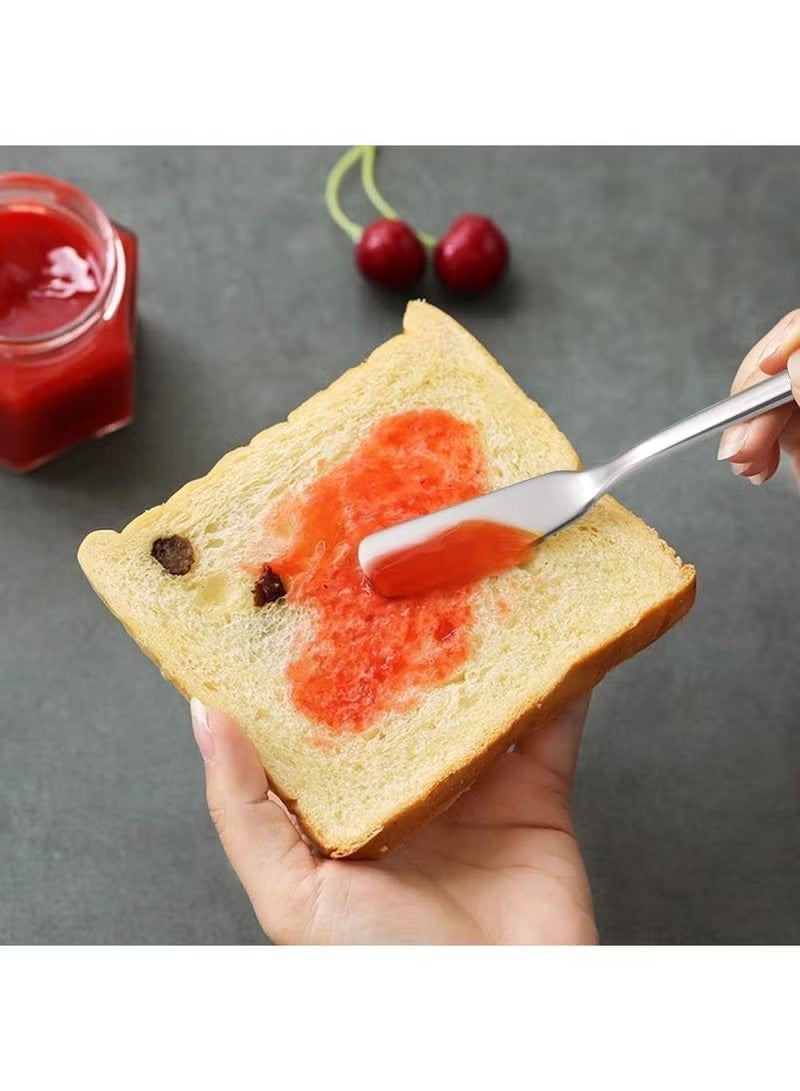 4pcs Butter Knife Stainless Steel Butter Knife Spreader 6.5-Inch Cheese Spreaders - Image 2